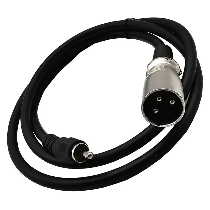 1.5m XLR Speaker Cable RCA to XLR Male Lotus Head to XLR Lotus Head to Cannon Head Balance Cable