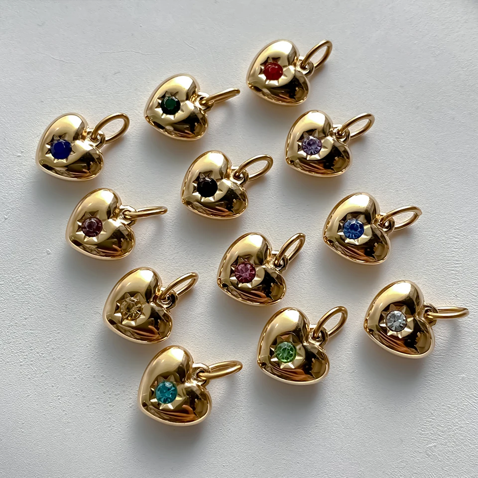 EMANCO Herzförmige Niedliche Anhänger für DIY-Ohrringe, Designer-Armband, Halskette, Schmuckherstellung, 48-Stunden-Versand – Detail 3