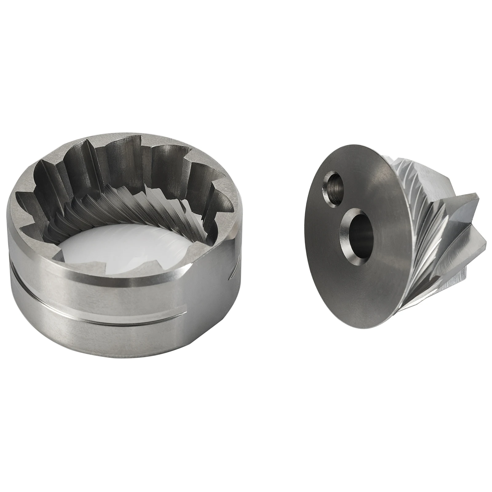 Conjunto de rebarbas cônicas de aço inoxidável TASP, acessórios de reposição para moedor de café hexagonal de 38 mm para Lelit PL53 Brasilia/Rossi FM