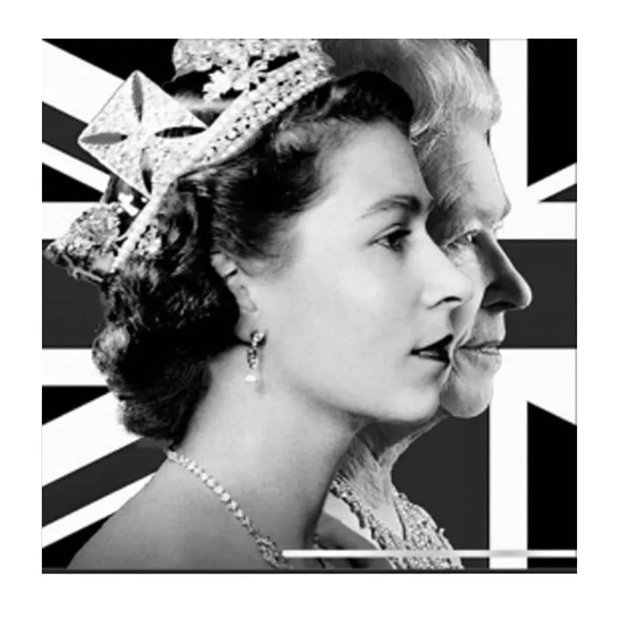 Diamond Rhinestones Painting Queen Elizabeth II Of England 5D DIY Cross Stitch Embroidery Picture Mosaic Drill Living Room Decor