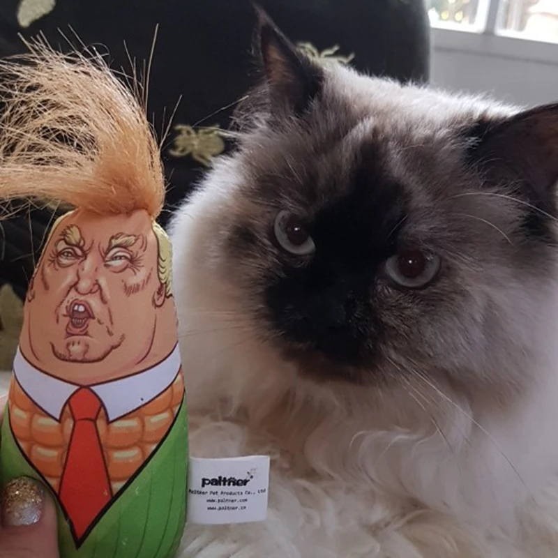 [MPK Store]  Cat Toy, Trump Head Maize Design Cat Toy (Small)