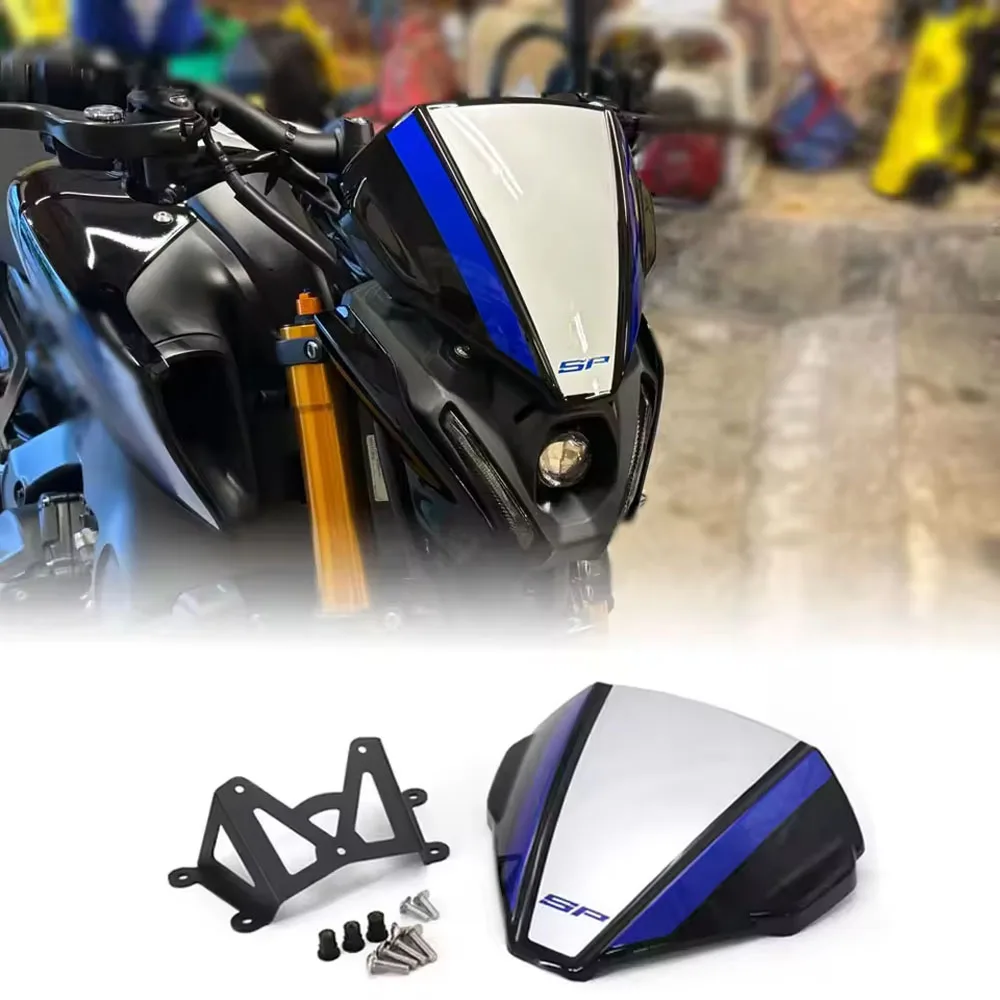 

Новые аксессуары для мотоциклов YAMAHA MT09 MT-09 SP 2021-ветровое стекло, спортивный ветровой козырек