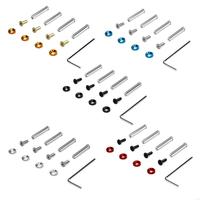 652F PremiumAnodized Aluminum Alloy Screws Lock Nut for Computer Case CPU Cooling Fans