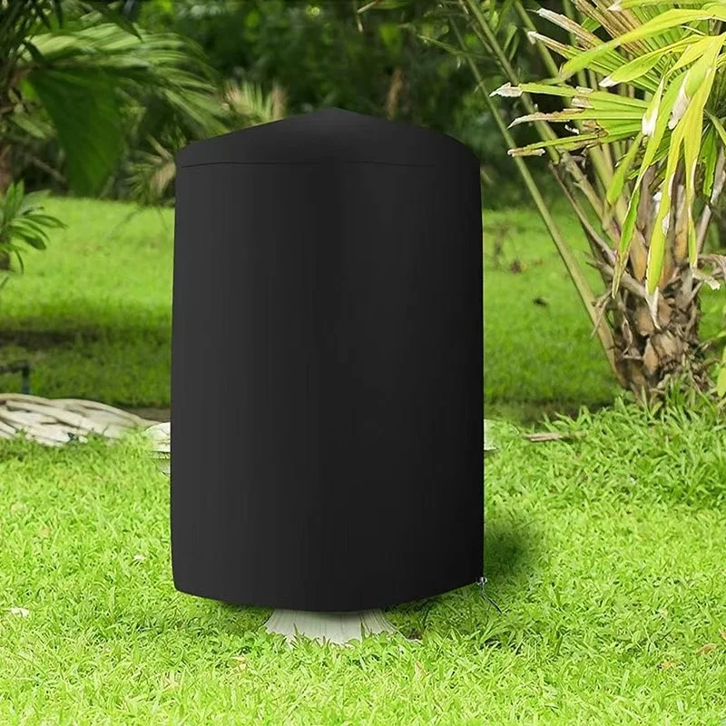 غطاء نافورة من قماش أكسفورد مع رباط للإغلاق - نافورة خارجية للحديقة (غطاء فردي متوافق مع معظم النوافير) #5