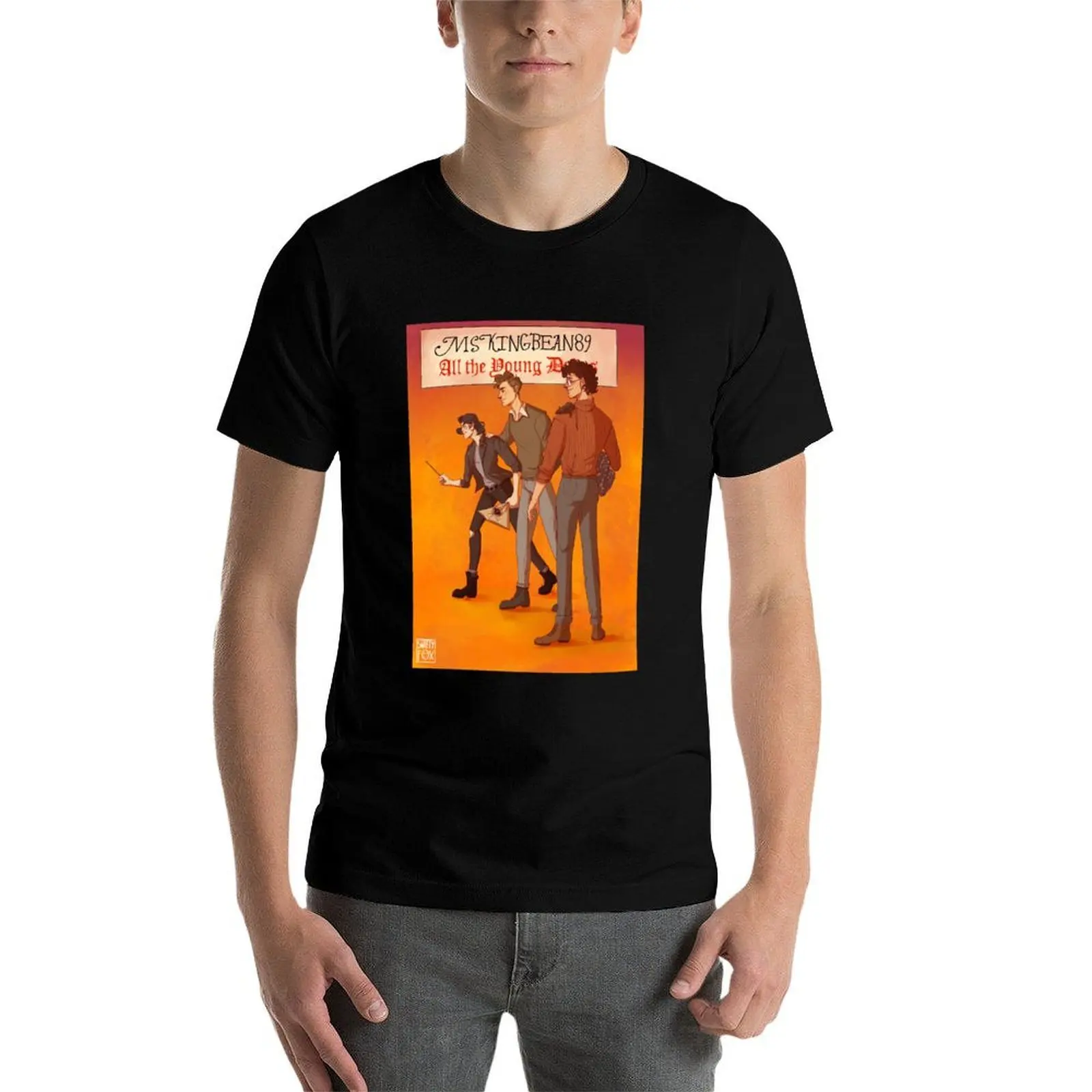 All The Young Dudes, Wolfstar T-Shirt Streetwear Print Tee Shirt view 4