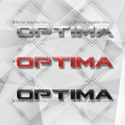 In lega di zinco per K5 OPTIMA Distintivo Carrozzeria Tronco Parafango Adhensive Emblema 3D Decalcomania Optima GT Line Styling