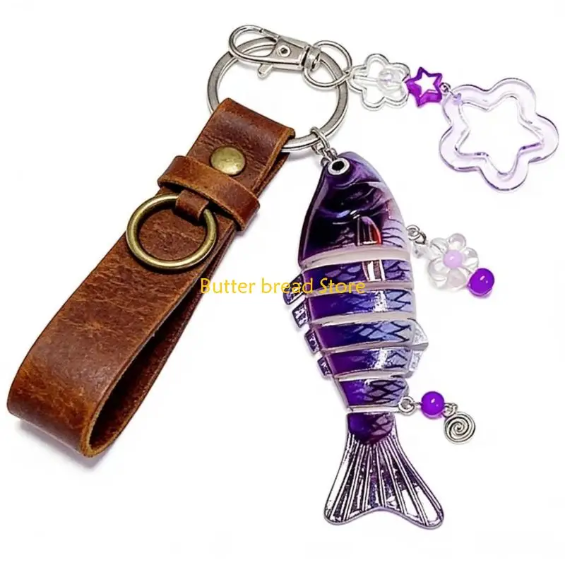 W89C Unique Beaded Fish Shaped Holder For Travel And Daily Use In Stylish Designs