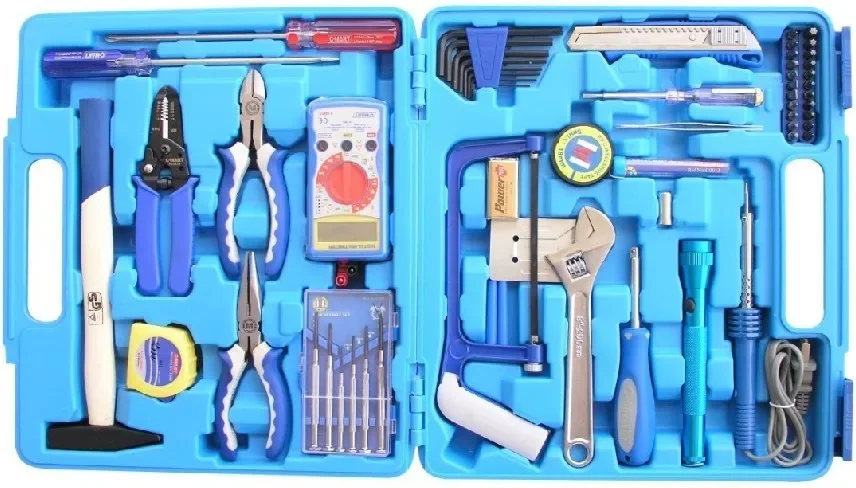 Conjunto de ferramentas de manutenção de eletricista, conjunto de ferramentas Taiwan Sigma C-MART, 42 peças, 59 peças