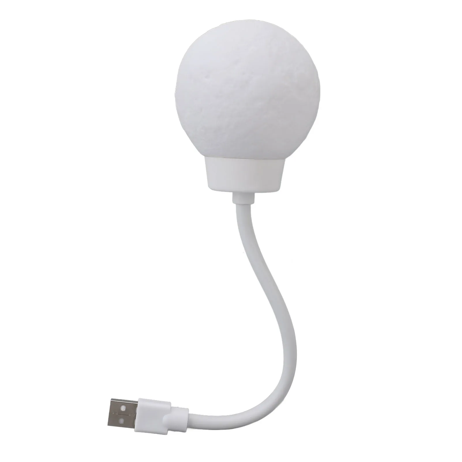 Neue Mini-USB-Leselampe, Mond, Sprachsteuerung, automatischer Sensor, flexibler Schwanenhals, USB-Stecker, Nachtlicht für Nachttisch, Wohnheim