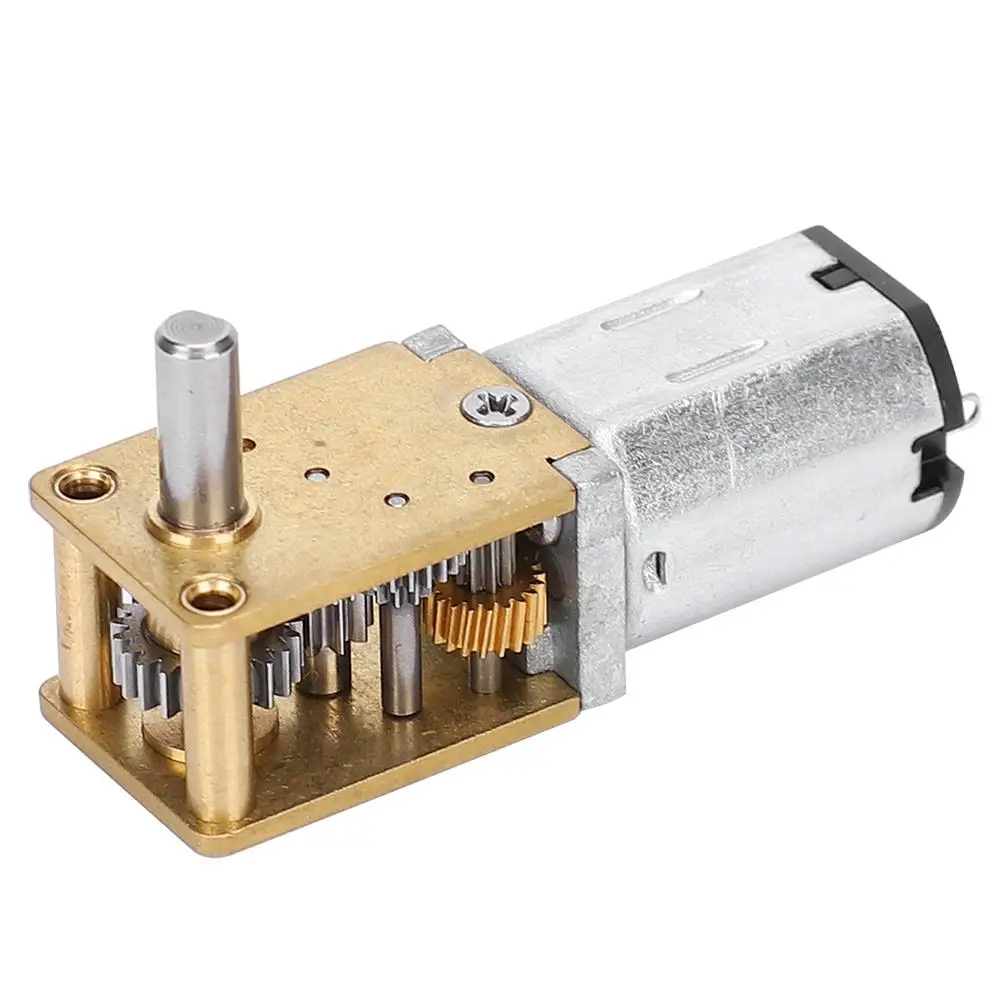 Mini Micro Metal Gear Motor N20 DC12V Worm Reducer CW/CCW Slow Motor