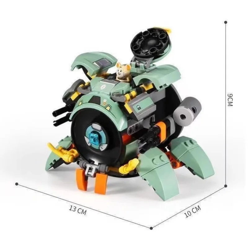 

Overwatch Hamster Destruction Ball Mecha Multi-shape Boys and Girls Toys Brick Children's Educational Toy