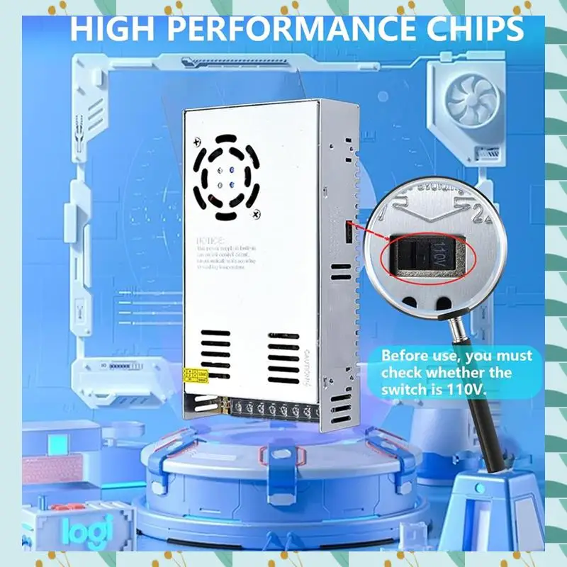 

A71P 110V AC To DC 12V 50A 600W Universal Regulated Switching Power Supply,Transformer Adapter For LED Driver For LED Strip Ligh