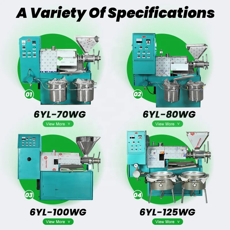 

Hot Selling50-80kg Small Oil Expeller Price Commercial Oil Pressers Sunflower Oil Extraction Machine for Africa