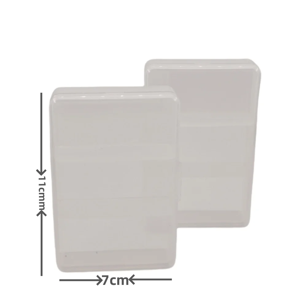 

Square Fishing Tackle Box for Storage Big Baits Sea Fishing Lure, Plastic Transparent Fishing Storage Tools, Quantity Selectable