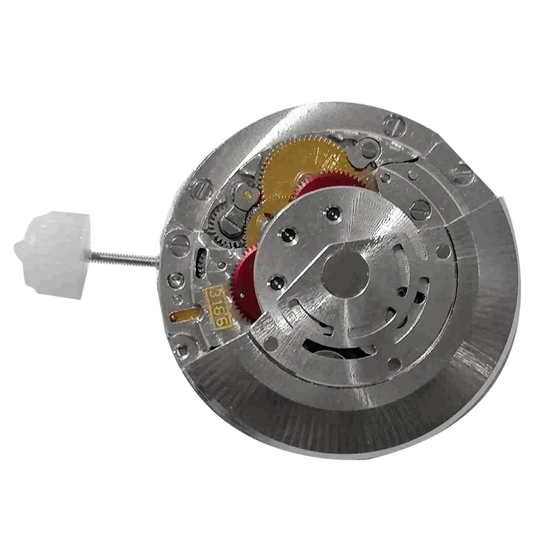 A65I 3186 Watch Movement for GMT Automatic Mechanical Men Watches Blue Balance Automatic Splint Watch Accessories