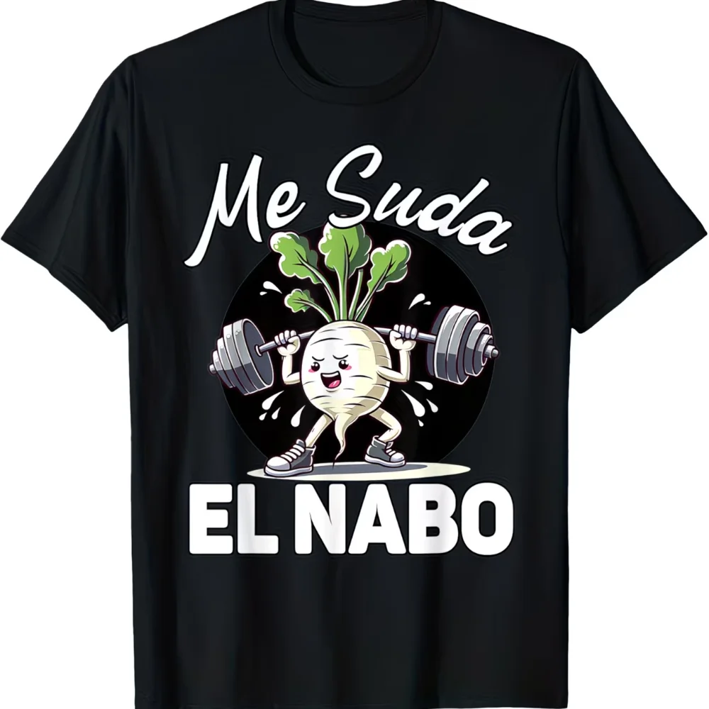 Camiseta Gráfica Masculina Me Suda El Nabo de Algodão, Camiseta Feminina Oversized de Verão, Streetwear, I Don't Give A Crap, Engraçada, Geek, Academia, Fitness
