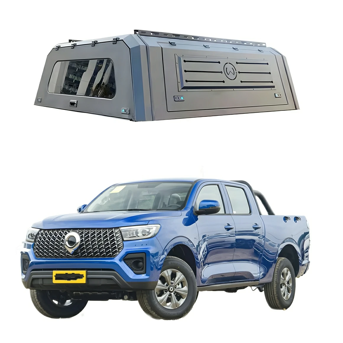 Great Wall  Gmw Hot Selling Lightweight Hardtop Canopy Easy-to-Maneuver Vehicle Shelter Waterproof Locking Roll Hinged