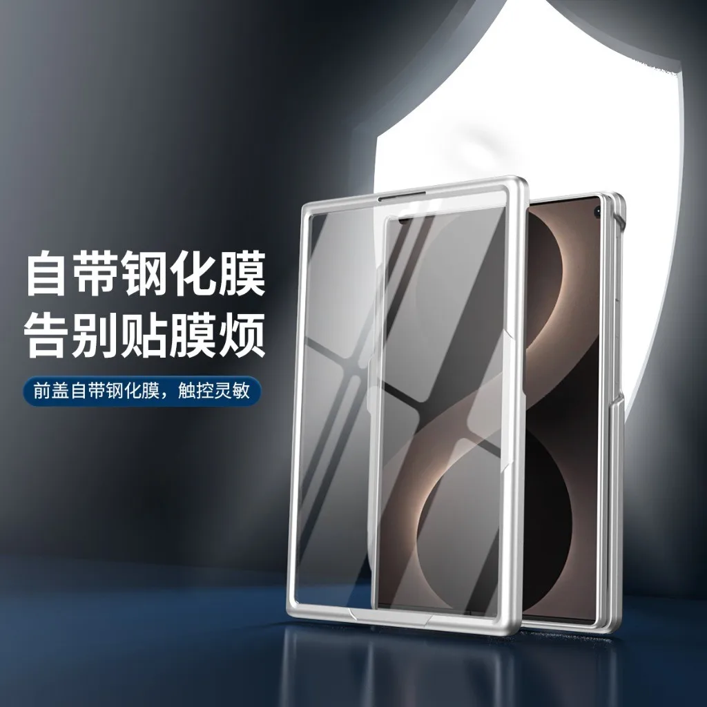 360° Rotating Ring Holder Front Tempered Glass Film For Magsafe Magnetic Phone Case For Samsung Galaxy Z Fold 8 Ultra 7 6 5 4 3 - view 4