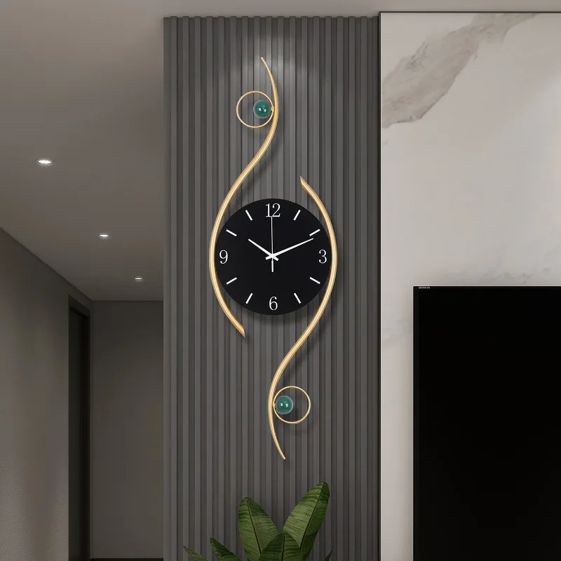 Luxuriöse moderne Wanduhren, ästhetisches Innendesign, kreative, geräuschlose Wanduhr, modische Xenomorph Reloj De Pared Heimdekoration