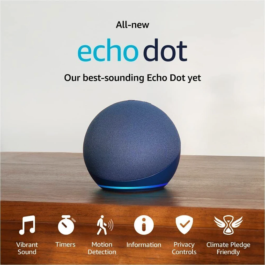 

Newest Model Original Alexa Echo Dot 5th Generations Echo Pop Max Version Bigger Smart Sound Horn Speaker Available with Alexa