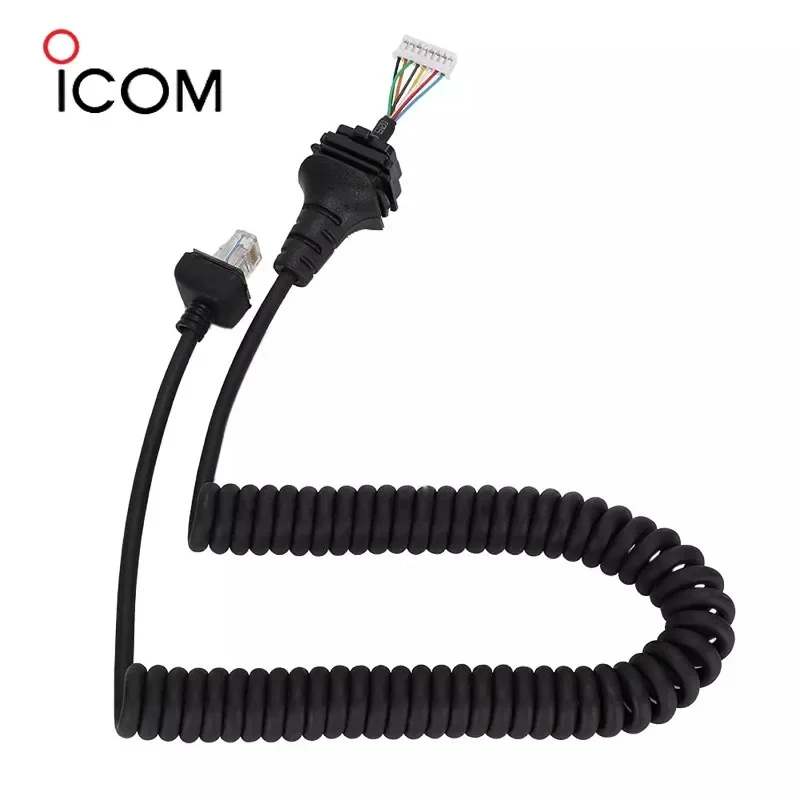 RJ45 Microphone Replacement Cable Speaker Mic Cable Core BEA for Icom Radio HM-152 IC-F121/S IC-F221/S IC-F221 IC-F520 IC-F521