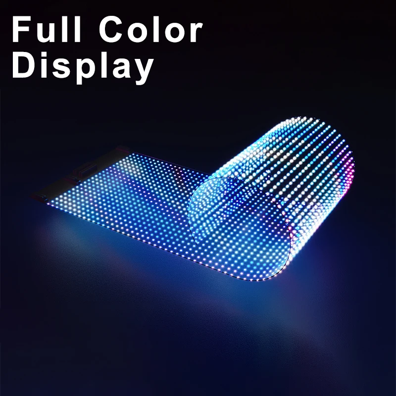 Customized P4/P8 Transparent Flexible LED Film Thin Crystal Video Wall Screen For Window Glass Custom Size & High Transmittance