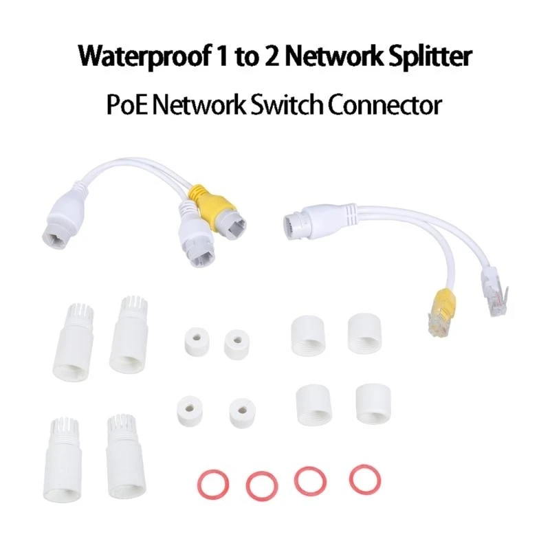 83CE 2-in-1 Networking Cabling Connector RJ45-Anschluss für die Installation der Überwachungskamera