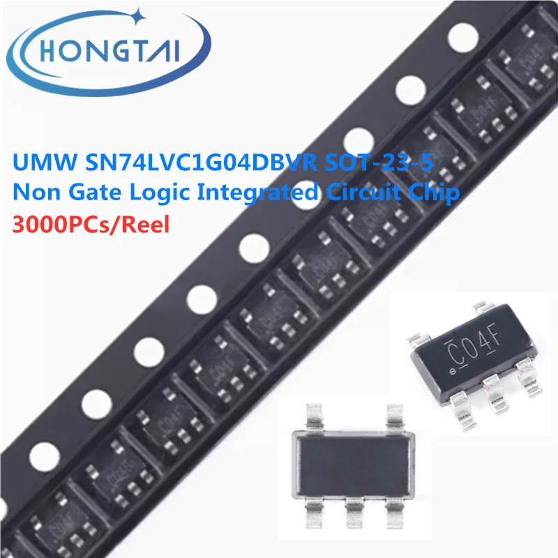 

3000PCs/Reel Free Shipping UMW SN74LVC1G04DBVR SOT-23-5 Non Gate Logic Integrated Circuit Chip Original New