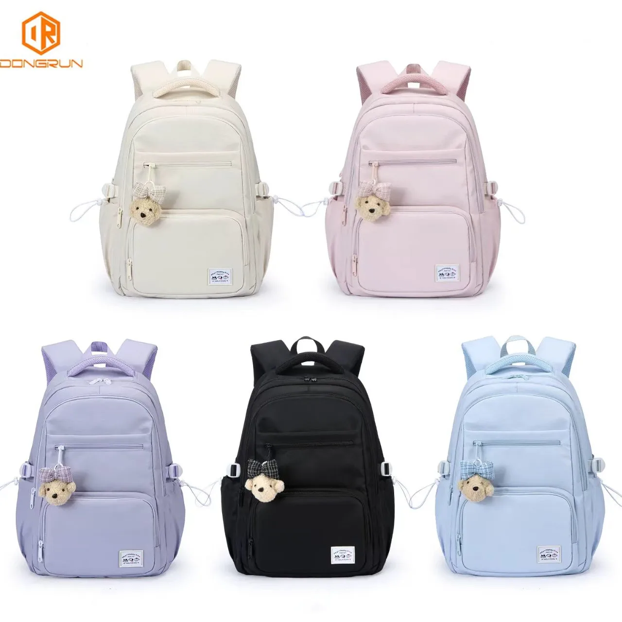 Nouveau Sac à Dos Scolaire Fille Loisirs Mochila Escolar Sac à Dos de Voyage pour Collégiennes Lycéennes Grande Capacité Léger