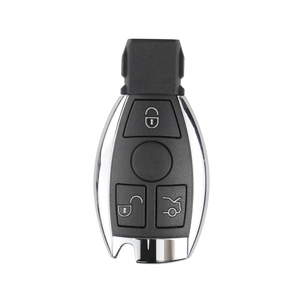 Original XHORSE VVDI BE Key pro Improved Version Perfectly withSmart Key Shell 3 Button for Mercedes Benz with logo Assembling