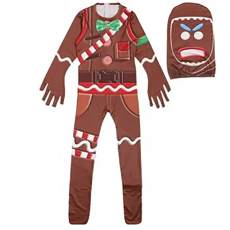 بدلة زنتاي التأثيرية للأطفال على شكل جمجمة تروبر رافين للأولاد والبنات أزياء الهالوين ملابس مضحكة للكرنفال الملكي