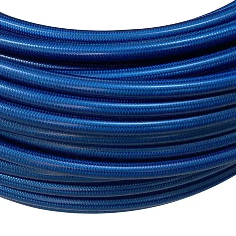 Tuyau de conduite de frein en nylon tressé en acier inoxydable AN3 pour moto, tuyau hydraulique des Émirats arabes unis, conduite de frein en PTFE,