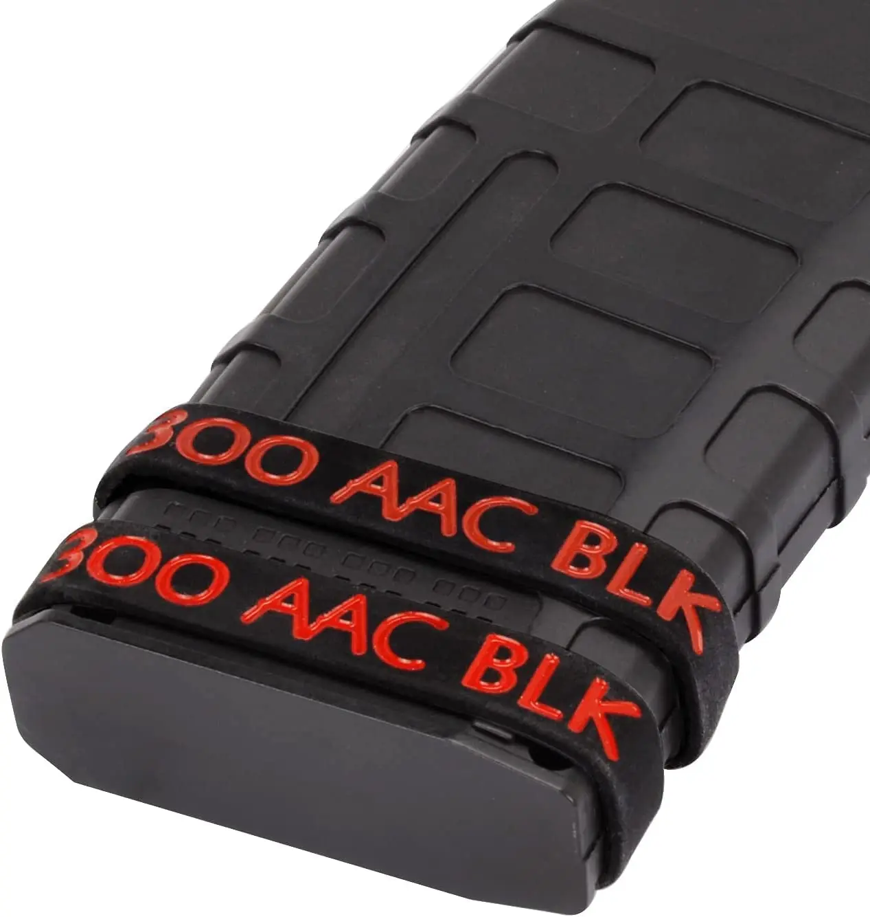 Ideagle-Bandas de marcado para revistas, paquete de 10 unidades de 300 AAC BLK 300X35mm, 7,62