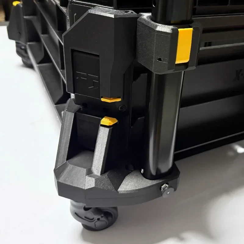 Toolbox Four Wheel Pull Rod Kit For TOUGHBUILT Tool Case DIY Modification Accessories Portable Toolbox 3D Printing Parts