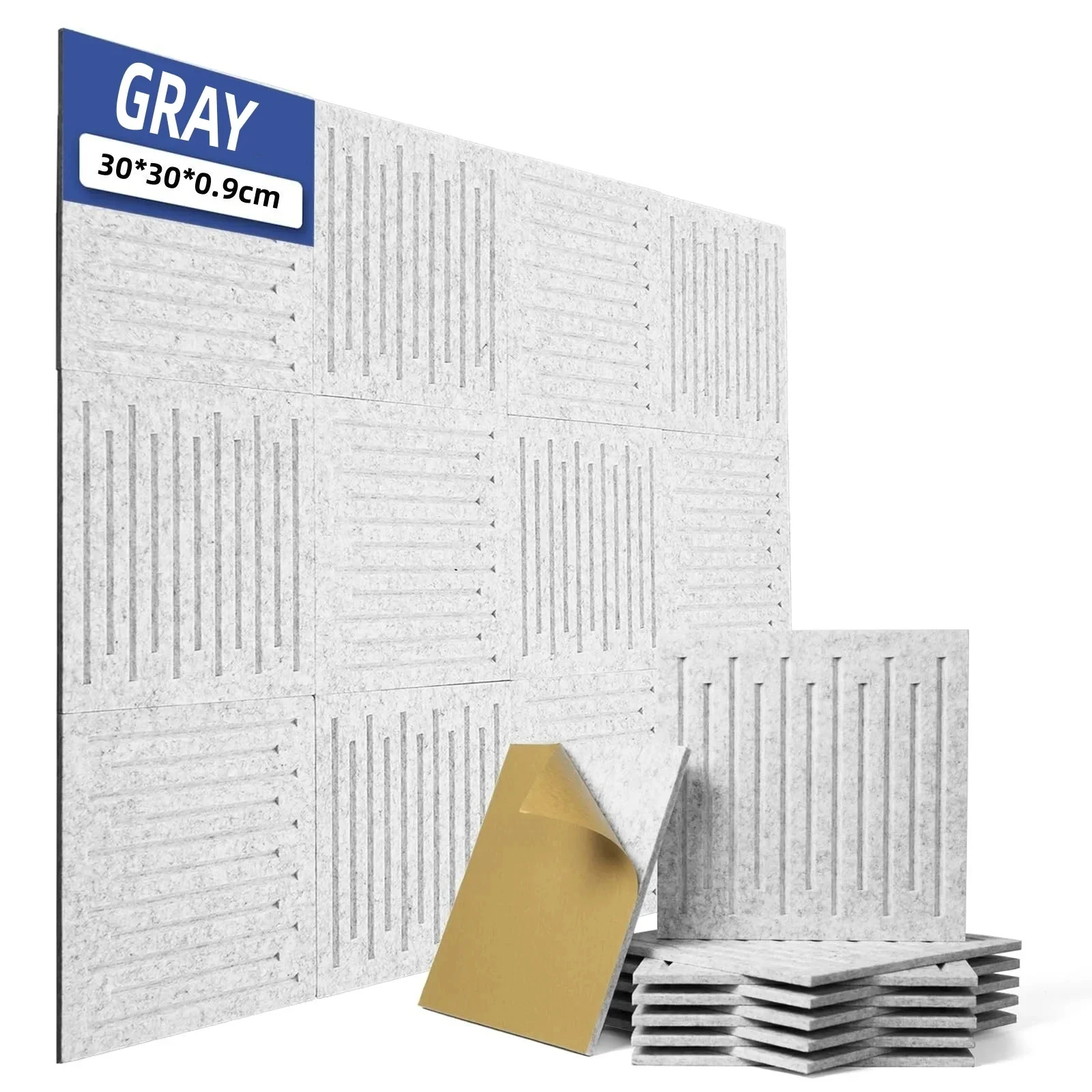 Sound-absorbing Acoustic Wall Panels Decoration Soundproof Felt Cork Tiles Bulletin Pin Boards Decorative Wallboard Home Decor