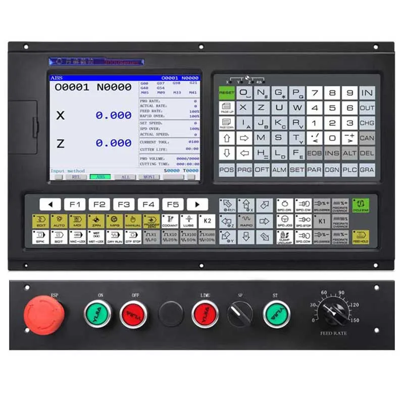 Hot Sale 2 Axis CNC Lathe Controller Plc Control System Kit Similar To GSK CNC Controllers Panel