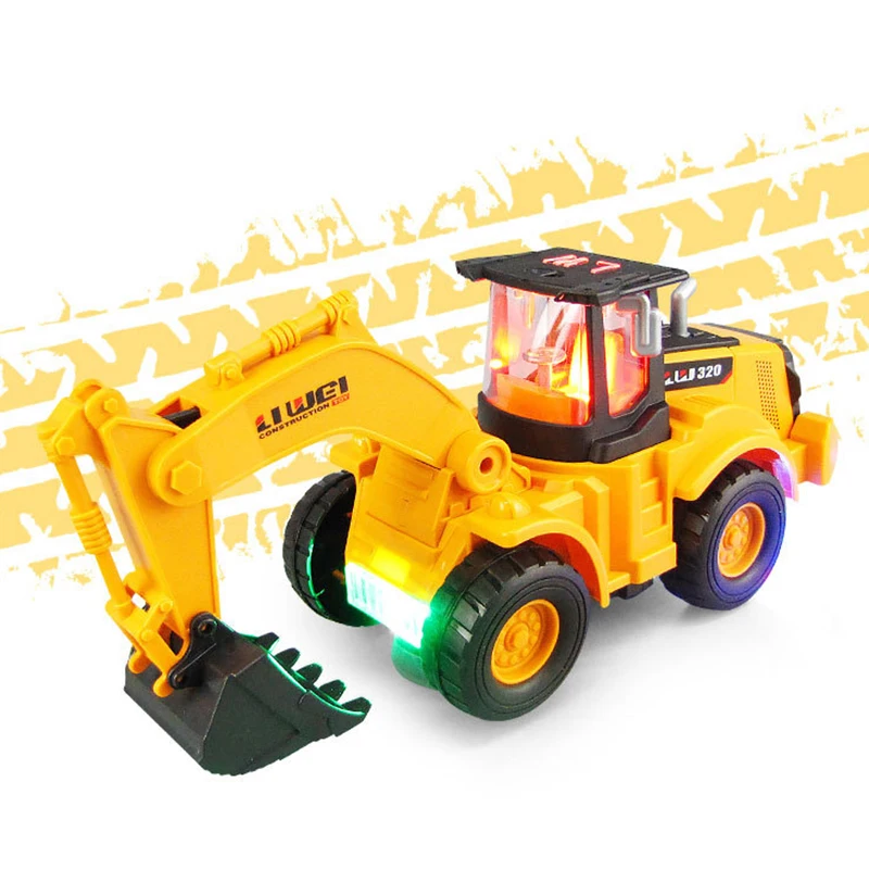 

Музыкальный экскаватор Digdance со светом и движением, игрушка-экскаватор Dig Dance, грузовик-экскаватор для малышей 2-7 лет