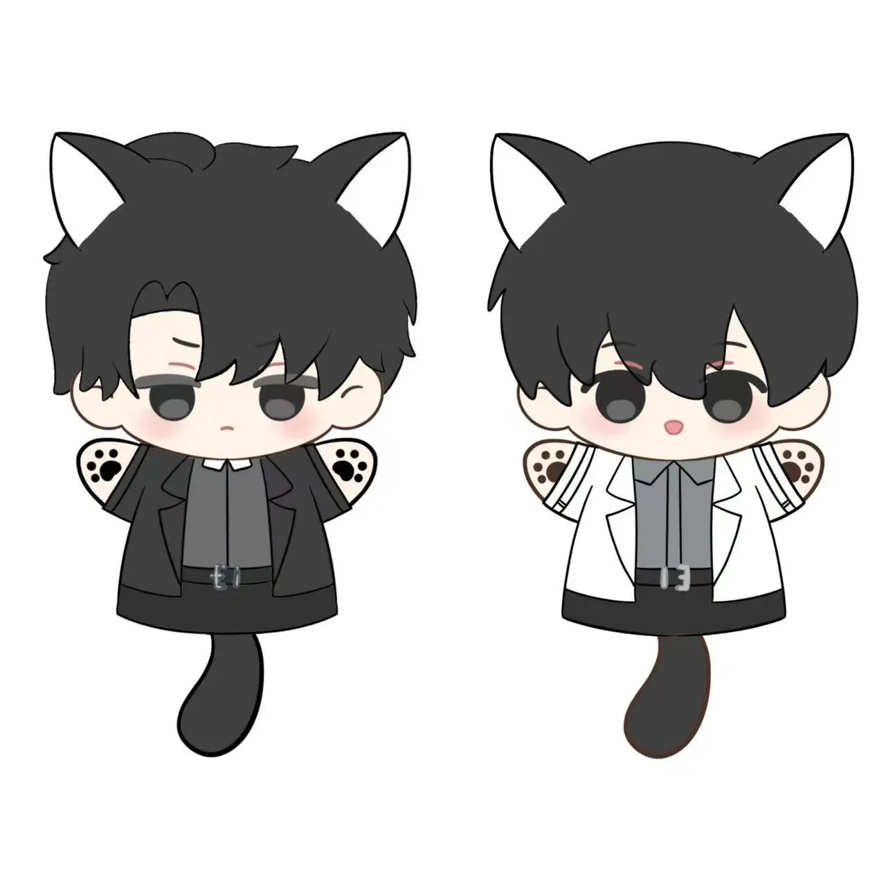 

25cm Hand Puppet Novel Omniscient Reader Kim Dokja Yoo Joonghyuk Man Funny Key Ring Ornament Keychain Pendant Bag Charms Gifts