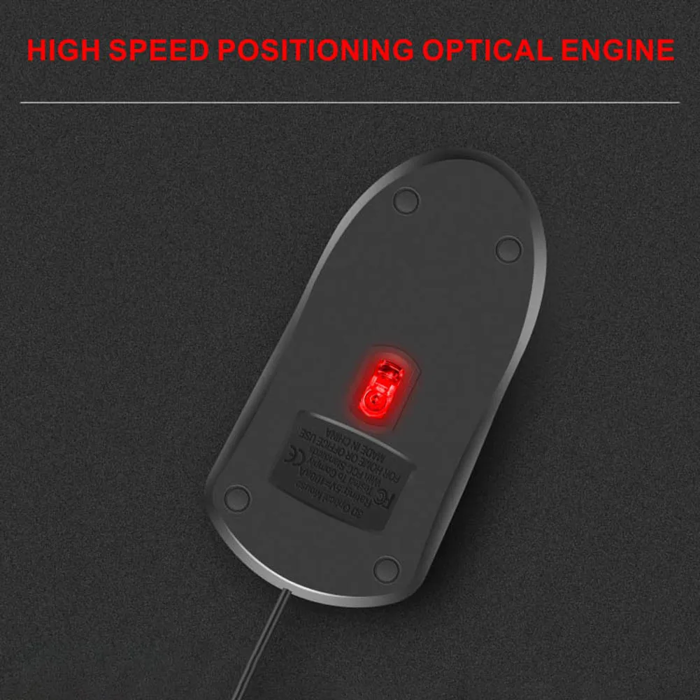 USB السلكية الألعاب ماوس بصري USB الفئران العالمي ألعاب ماوس 1000 ديسيبل متوحد الخواص 3 أزرار الكمبيوتر المحمول ملحقات الكمبيوتر #4