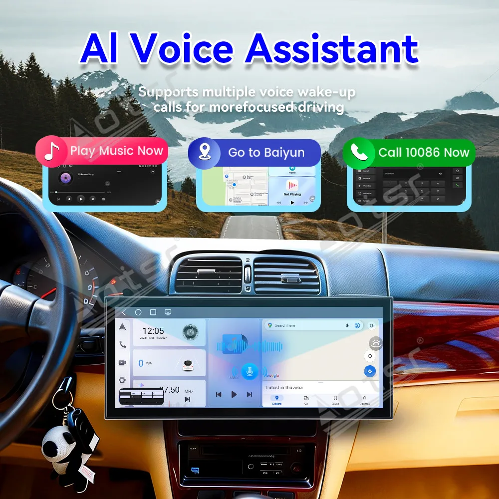 15.8 Inch HD Display Android 15 Smart Car Radio Modern High Performance GPS Navi Stereo Head Unit For Nissan Cefiro 1994-1997