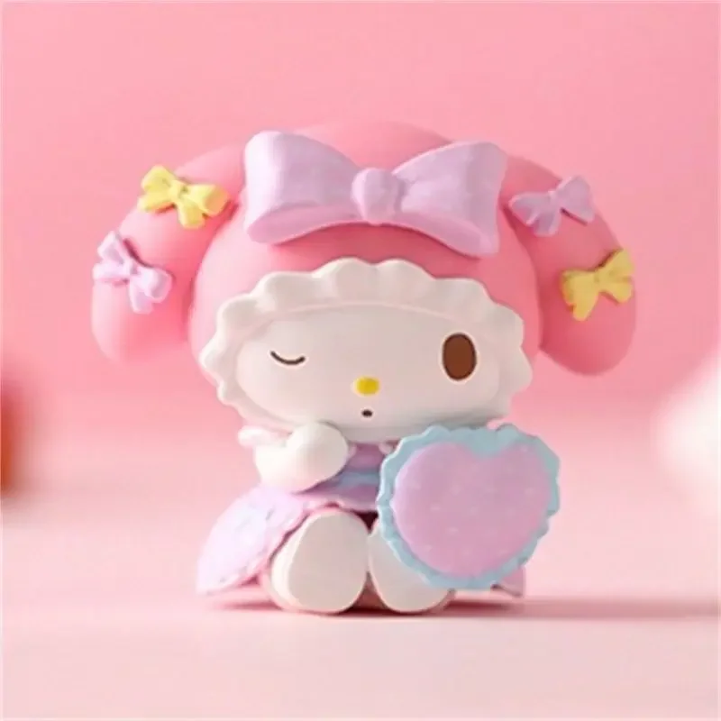 

MINISO My Melody Secret Forest Tea Party Series Blind Box Toys Kawaii Anime Action Figure Surprise Mystery Box Dolls Girls Gift