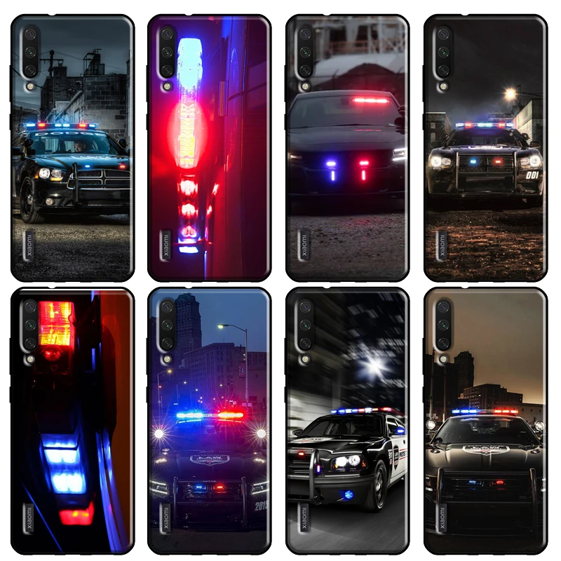 Police Cars Light At Night Case For Xiaomi Mi 10T Pro 9T Mi Note 10 Lite Mi 11 9 Coque For POCO X3 F2 Pro M3 Case