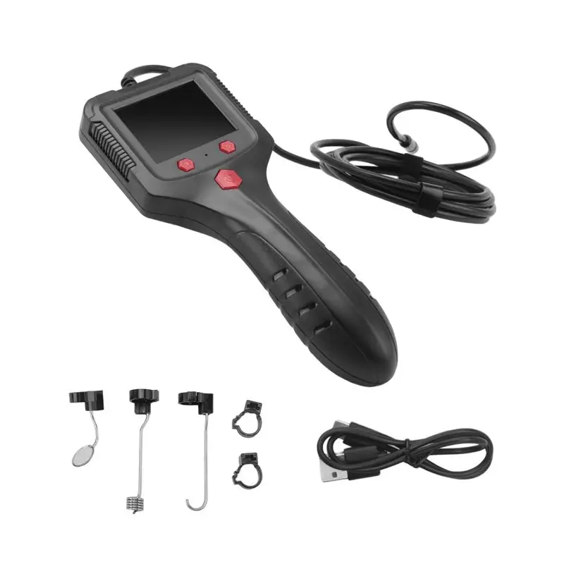 

Портативная HD-камера 5,5 мм 1080P с жестким кабелем для осмотра труб, канализации, автомобилей, бороскоп - AEF7, водонепроницаемая IP67