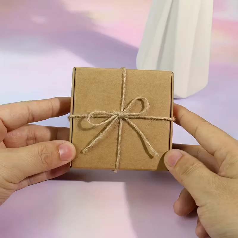 10/20pcs Kraft Mini Cardboard Boxes, 2.16