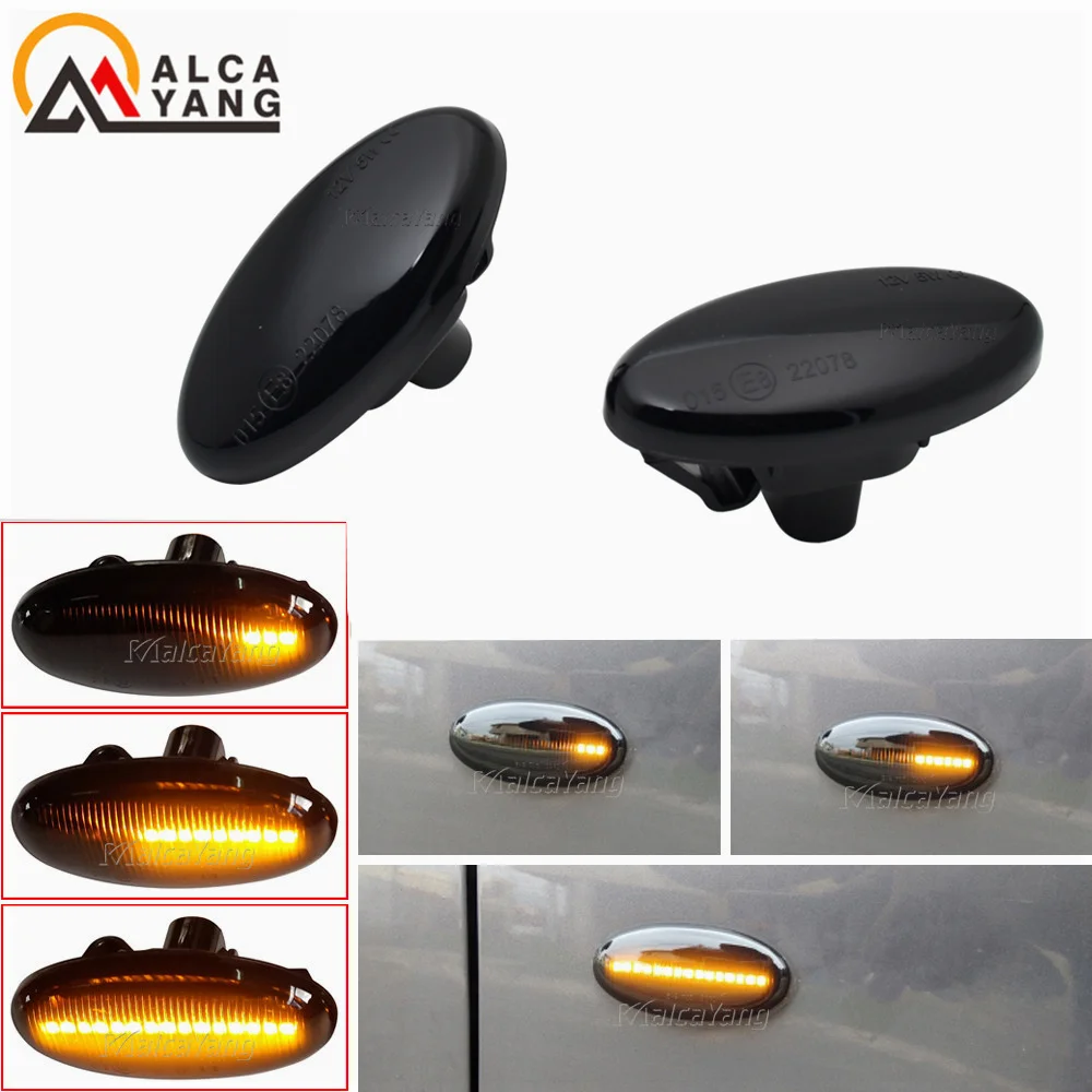 Led Dynamic Turn Signal Light Side Marker Repeater Sequential Lamp Indicator Blinker For Mazda 2 3 5 6 BT-50 MPV DY BK DE GG GY