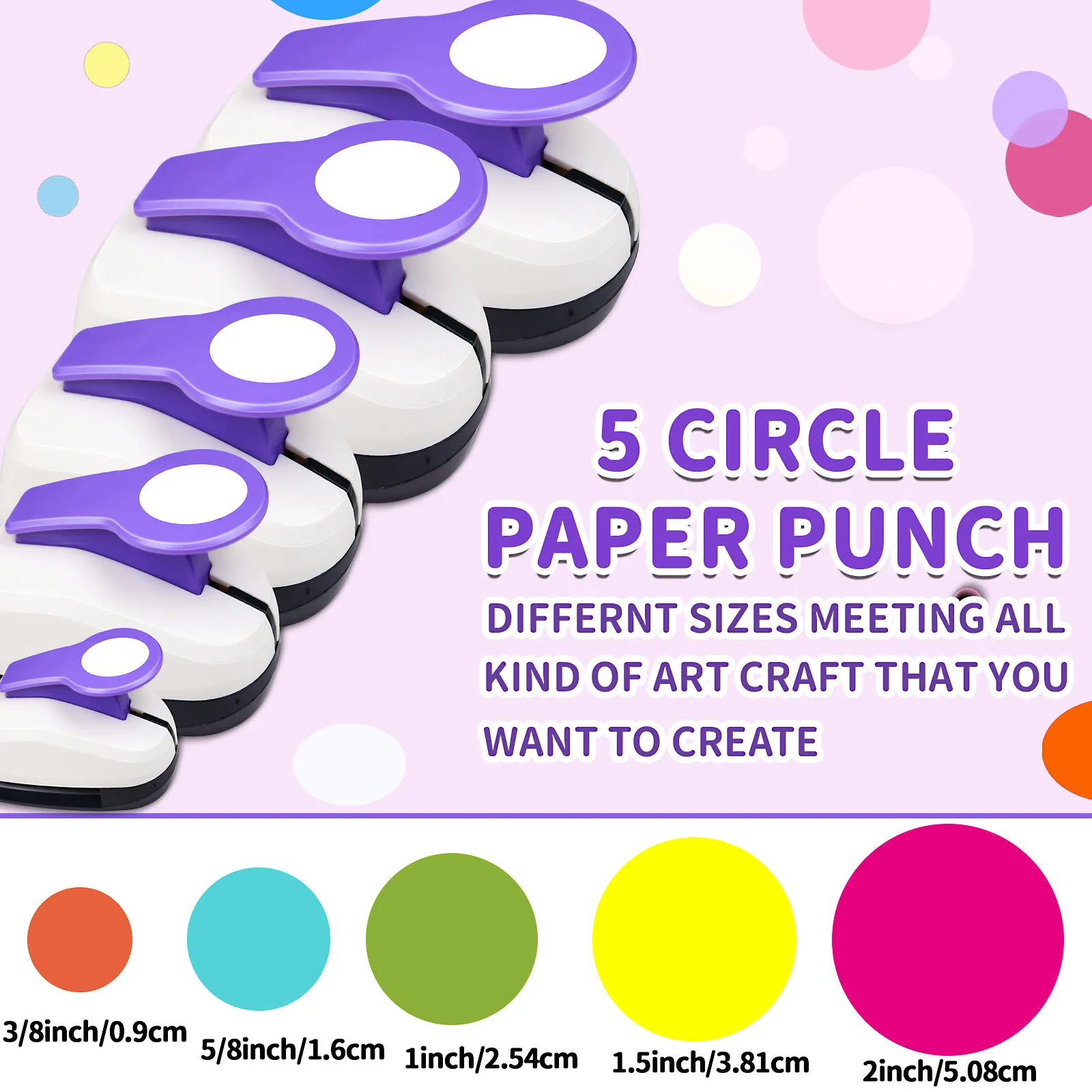 Circle Paper Cutter Trimmer Tool with 2 extra blades Circle Shapes 32cm to 10.16cm for Paper Crafts Cardmaking Scrapbook Journal image 6