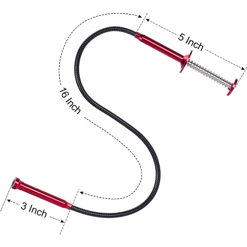 曲げられるフレキシブル磁気ピックアップツール、24インチ4爪グラバーツール
