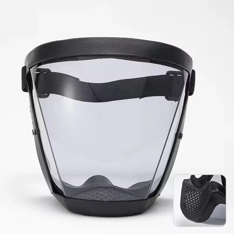 Protective Mask Space Spherical Goggles Transparent Full Face Shield Reusable Face Shield Mask For Dusting Kitchen Protection