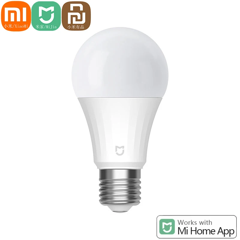 Xiaomi Mijia App LED Bulb Bluetooth Mesh Version E27 220-240V Smart Color Temperature Brightness Adjustment Luminous Light