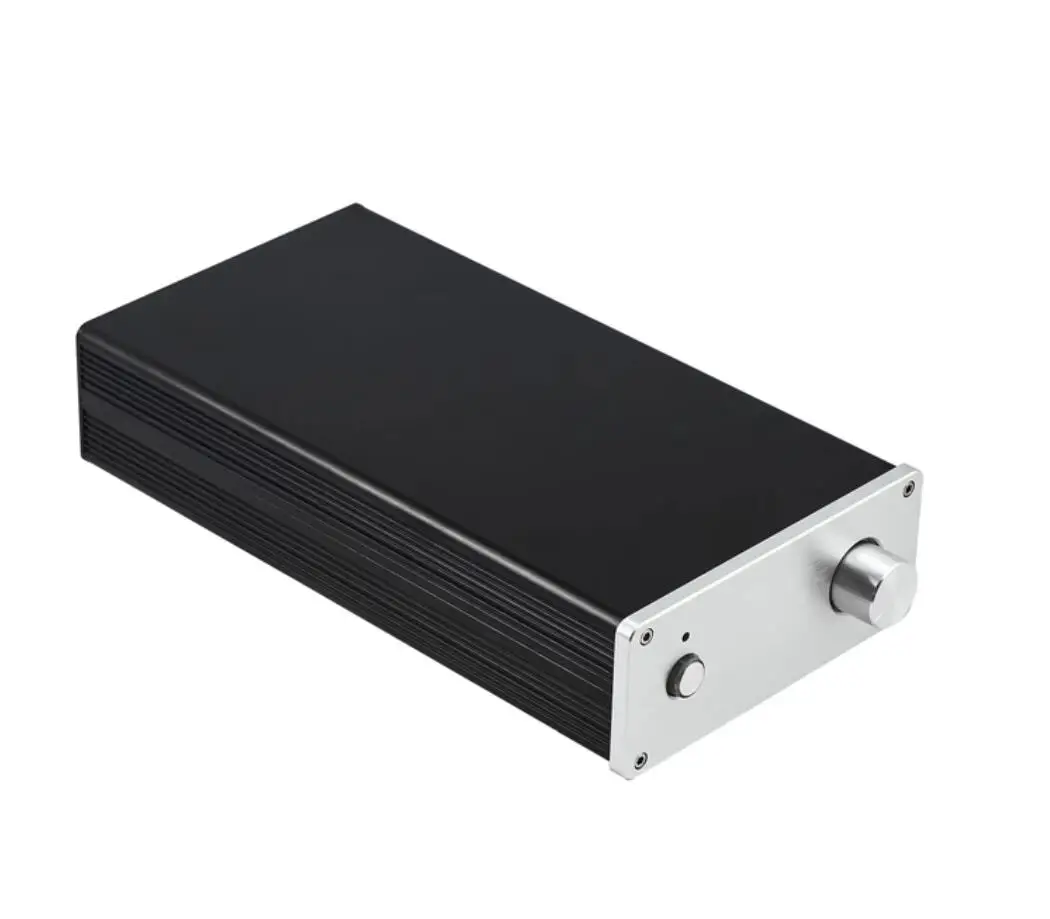 

W135 H55 D250 RCA Holes Power Amplifier Chassis Tube Amp Housing Preamp Headphone Shell Rear Class DIY Aluminum Enclosure Case